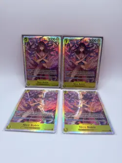 Nico Robin SR NM 4x EB03-055 - Extra Booster One Piece Heroines. - Image 2