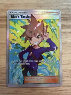 Pokemon TCG Blue's Tactics (Full Art) Sm-Unified Minds 231/236 2019 Card - Image 1