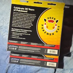 Pokemon Day 2026 Collection Box 2x Pikachu Promo Card Booster Packs - Image 2