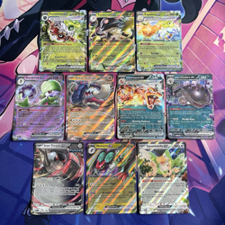 Pokemon TCG | Paldean Fates Complete EX Double Rare X10 Card Bundle - Image 1
