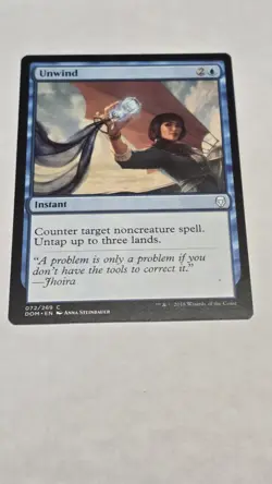 Unwind Regular 072/269 Common Magic The Gathering Card MTG TCG CCG 2018 DOM - Image 1