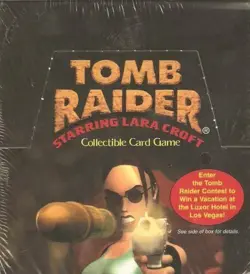 TOMB RAIDER COLLECTIBLE CARD GAME FACTORY SEALED BOX 48 8 CARD BOOSTER PACKS CCG - Image 1