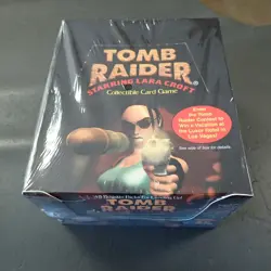TOMB RAIDER COLLECTIBLE CARD GAME FACTORY SEALED BOX 48 8 CARD BOOSTER PACKS CCG - Image 2