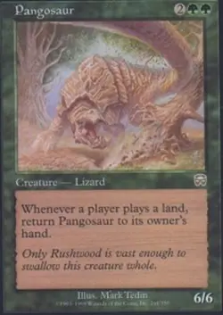 Pangosaur ~ Moderately Played Mercadian Masques MTG Magic UltimateMTG Green Card - Image 1