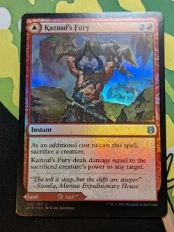 Kazuul's Fury U Zendikar Rising 146 LP - FOIL - Image 1
