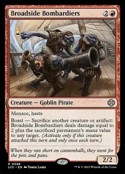 Magic The Gathering MTG BROADSIDE BOMBARDIERS The Lost Caverns of Ixalan NM - Image 1