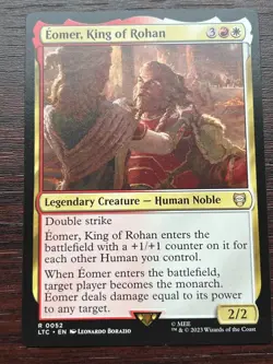 1x EOMER, KING OF ROHAN - Lord of the Rings - MTG - Magic the Gathering - Image 1