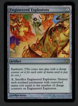 ***FOIL Engineered Explosives*** MTG Fifth Dawn Magic Kid Icarus - Image 1