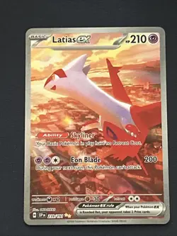 Pokemon Latias EX TCG Surging Sparks 239/191 Special Illustration Rare - Image 1