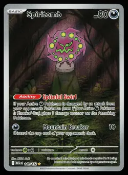 Spiritomb 148/132 Holo Illustration Rare Mega Evolution Pokemon Card - Image 1