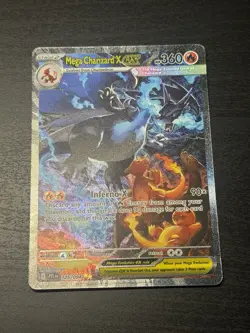 Pokemon TCG Phantasmal Flames Mega Charizard X EX SIR 125/094 (English) - Image 1