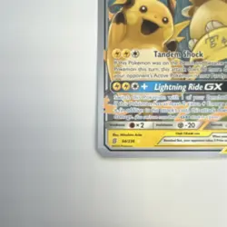 Pokemon Raichu & Alolan Raichu GX TAG TEAM World Championship 2019 54/236 260 HP - Image 3