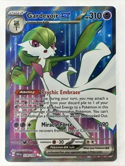 Pokemon TCG Gardevoir ex Scarlet & Violet BASE Set 228/198 Holo Ultra Rare - Image 1