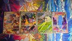 Pokemon Journey Together Illustration Rare and EX Lot - Image 1