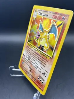 1999 Pokemon Charizard Base Set Holo Rare Unlimited Rare Card Vintage - Image 3