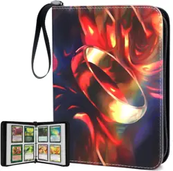 400 Pockets Trading Card Binder for MTG/YGO/TCG CardsPortable Waterproof Card - Image 1