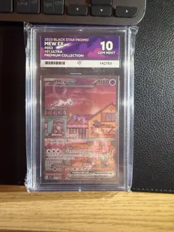 Mew SVP 053 151 Ultra Premium Collection Promo Pokemon Card ACE 10 (Perf Subs!) - Image 1