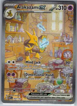 Alakazam ex 201/165 SIR SV: Scarlet & Violet 151 - Pokemon Card - NM - Image 1