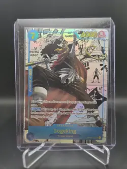 One Piece Card Game Sogeking OP03-122 Manga Super Parallel Usopp Englisch - Image 1