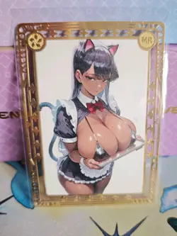 Anime Cat Maid Waifu Card MR Metal Karte Goddess Story - Image 1