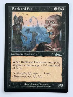 Rank And File - Urza's Legacy - Magic: The Gathering - MtG - Image 1