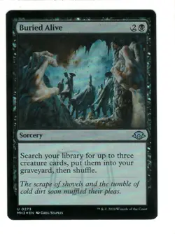 MTG Buried Alive Foil Modern Horizons 3 Magic The Gathering TCG - Image 1
