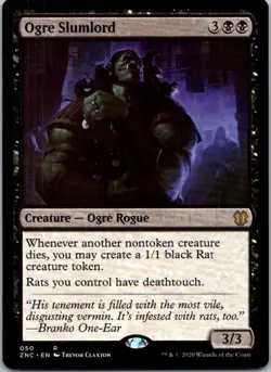 Magic the Gathering Ogre Slumlord Zendikar Rising Commander MTG Free Shipping! - Image 1