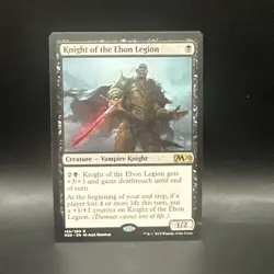 Knight of the Ebon Legion Core Set 2020 Regular Magic the Gathering - Image 1