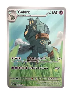 Golurk 123/086 SV: Black Bolt Pokemon TCG Illustration Rare - Image 1