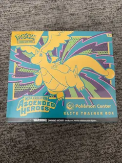 Pokemon Ascended Heroes ETB Pokemon Center Exclusive - Factory Sealed NEW - Image 1
