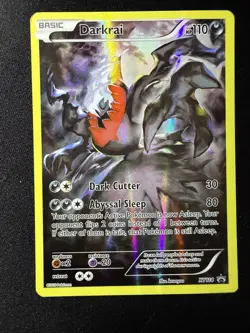 Pokemon TCG Darkrai XY114 Full Art Black Star Promo English LP - Image 1