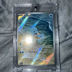 Pokemon Squirtle 170/165 Sv: Scarlet & Violet 151 Illustration Rare IR Holo - Image 1
