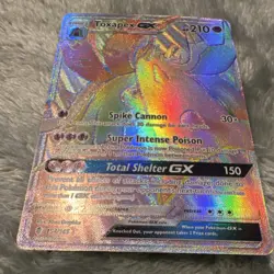 Pokemon Toxapex GX SM-Guardians Rising Full Art Secret Rare Holo 210HP 154/145 - Image 2