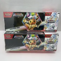 Pokemon Sam’s Club Prismatic Evolutions Surprise Box + Booster Bundle Lot Of 2 - Image 1