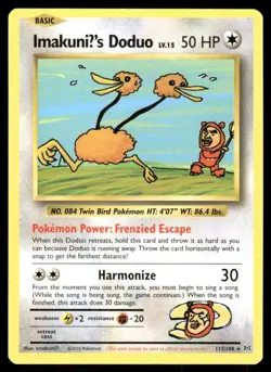 Pokemon Tcg ImakuniU's Doduo #112 Pokemon Evolutions NM - Image 1