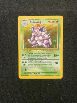 Pokemon TCG Nidoking Base Set 11/102 Holo Unlimited Holo Rare - Image 2
