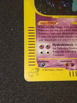Pokemon Gengar H9/H32 Set Skyridge Holo Heavy Played Poor No Charizard ENG - Image 2