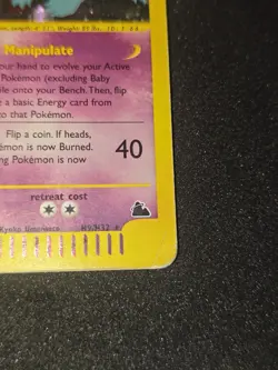 Pokemon Gengar H9/H32 Set Skyridge Holo Heavy Played Poor No Charizard ENG - Image 3