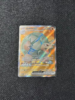 Pokemon Golem EX #189/165 Ultra Rare Holo SV 151 Scarlet & Violet - Image 1