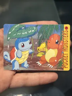 Pokemon 1995 Vending Prism Sparkle Holo Sticker 22 24 Zubat Charmander Squirtle - Image 4