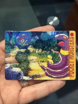 Pokemon 1995 Vending Prism Firework Holo Sticker #12 #16 Ekans Koffing Venusaur - Image 3