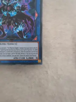 Yugioh The Phantom Knights of Rusty Bardiche LEHD-ENC00 Ultra Rare 1st Ed - Image 5