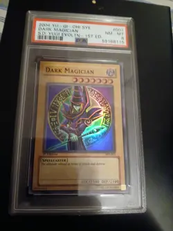 2004 Yu-Gi-Oh Dark Magician First Edition Psa 8 - Image 2