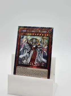Yu-Gi-Oh! Ehther The Heavenly Monarch RA04-EN018 Platinum Secret Rare 1st Ed. - Image 1