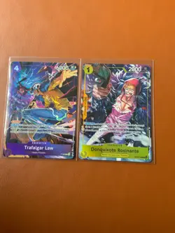 Cartes ONE PIECE Rosinante Et Trafalgar Law Promos OP12-108 P-093 NM ANGLAISES - Image 1