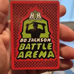 Bo Jackson Battle Arena Stitcher First Edition Holo BLBF-220 90 Steel Card - Image 2