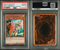 Yu-Gi-Oh Card 25th Anniversary - IOC-EN080 - INSECT PRINCESS (ultra rare) PSA 10 - Image 3
