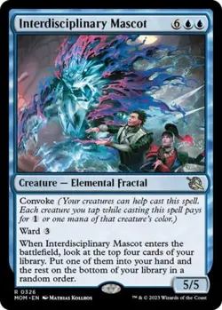 ~ Interdisciplinary Mascot ~ NM Foil ~ March of the Machine ~ MTG ~ - Image 1