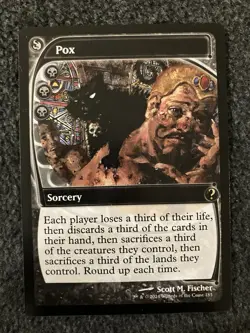 Magic The Gathering MTG - Pox (Future Sight) - Mystery Booster 2 - Image 1
