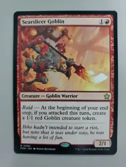 MTG Searslicer Goblin Foundations 0093 Regular Rare - Image 1